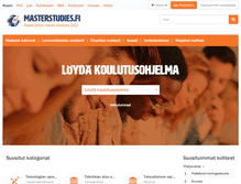 Tablet Screenshot of masterstudies.fi
